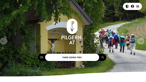 Screenshot www.pilgern.at / Foto: M. Gschwandtner-Elkins