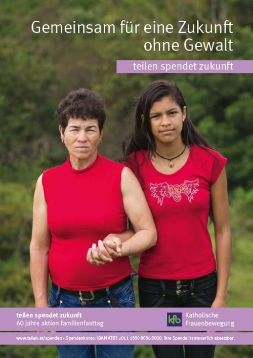 “teilen spendet zukunft“ ist das Motto der Aktion Familienfasttag (© Foto: Katholische Frauenbewegung Österreich) “teilen spendet zukunft“ ist das Motto der Aktion Familienfasttag (© Foto: Katholische Frauenbewegung Österreich)