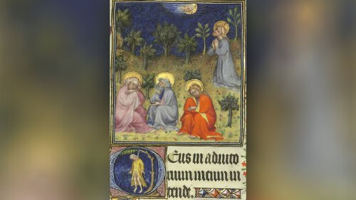 Stundenbuch von Jean de Berry mit den Anfangsworten des Psalms 70 – Gott, komm mir zu Hilfe, HERR, eile mir zu helfen! – Sie sind zur Eröffnungsbitte des Stundengebets geworden. (Foto: Jacquemart de Hesdin, Pseudo-Jacquemart, Maître de la Mazarine, Public domain, via Wikimedia Commons)