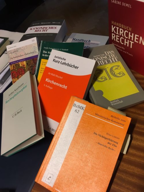 Kirchenrechtsbücher (© Foto: Inge Reinisch)