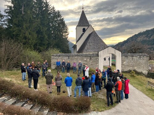 Feuerweihe in St. Ulrich (Foto: Hannes Sonvilla)