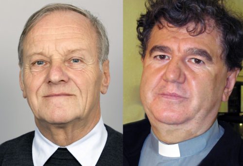 Pfarrer Rindler (l.) trat in den Ruhestand - P. Medryk übernimmt die Pfarren Steinfeld-Radlach und Lind (© Foto: Pressestelle) Pfarrer Rindler (l.) trat in den Ruhestand - P. Medryk übernimmt die Pfarren Steinfeld-Radlach und Lind (© Foto: Pressestelle)