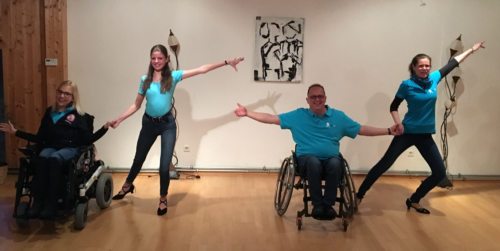 Im Herbst 2014 hat Christina Holmes den DSG Tanzhof Rollstuhltanz gegründet. (Foto: DSG/Kollienz)