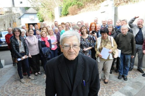 Jože Ropitz z letošnjimi udeleženci seminarja (Gotthardt)