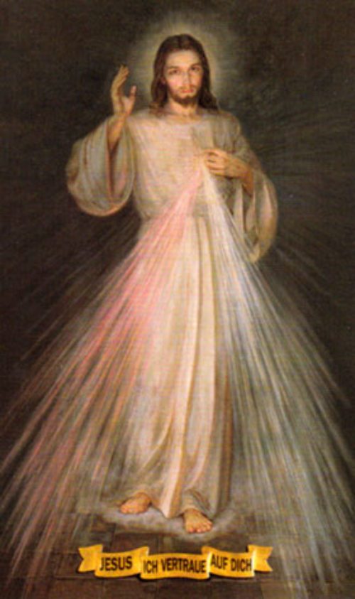 Das Gnadenbild des Barmherzigen Jesus im Sanktuarium in Krakòv-Lagiewniki. (© Foto: Kongregation der Muttergottes der Barmherzigkeit)