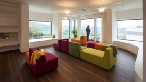 Die Sarepta Spezialklinik im Obergeschoß des Krankenhaus Waiern (Foto: Gerhard Maurer / Diakonie de La Tour) Die Sarepta Spezialklinik im Obergeschoß des Krankenhaus Waiern (Foto: Gerhard Maurer / Diakonie de La Tour)