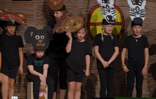 Screenshot Video Kindermusical (© Viktor Schaider)