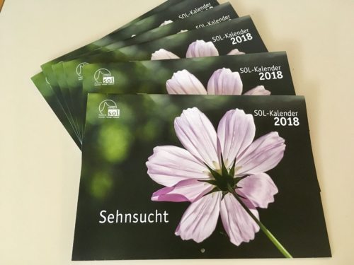 SOL Kalender 2018 “Sehnsucht“ (© Foto: Nina Vasold) SOL Kalender 2018 “Sehnsucht“ (© Foto: Nina Vasold)