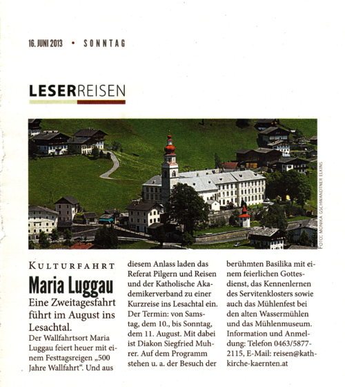  (© Foto: Pfarre M. Luggau online)