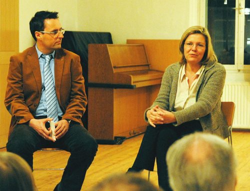 Mag. W. Sattleger im Gespräch mit Dr. K. Stainer-Hämmerle (© Foto: msajovitz)