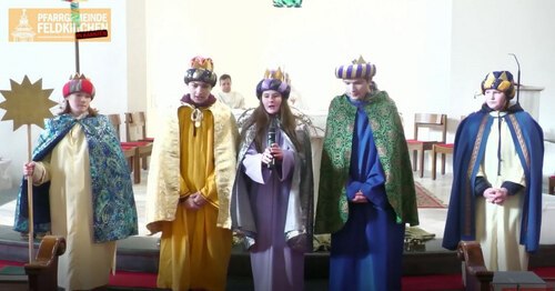 Die Sternsinger:innen der 40 Gruppen sangen für eine gerechtere Welt Die Sternsinger:innen der 40 Gruppen sangen für eine gerechtere Welt