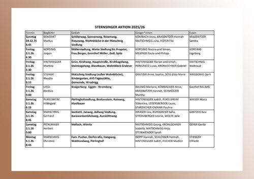 Termine in Kraig<br />
foto: Anton Wieser