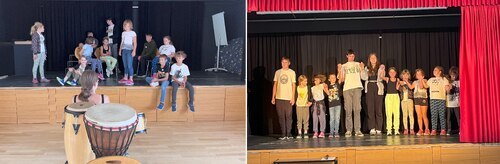 Die Theatergruppe unter der Leitung von Anna Cimzar.<br />
<em>Foto: Köfer K.</em> Die Theatergruppe unter der Leitung von Anna Cimzar.<br />
<em>Foto: Köfer K.</em>