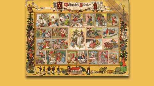 Die zeichnerischen Entwürfe für den ersten gedruckten Adventkalender „Im Lande des Christkinds“, der 1903 in der lithografischen Kunstdruckanstalt Reichhold & Lang in München (RLM) zu kleinen Gedichten von Gerhard Lang erschien, stammen von Richard Ernst Kepler, der für den Verlag in der Folgezeit zahlreiche Entwürfe für Adventkalender schuf. (Foto: gemeinfrei / Wikipedia) Die zeichnerischen Entwürfe für den ersten gedruckten Adventkalender „Im Lande des Christkinds“, der 1903 in der lithografischen Kunstdruckanstalt Reichhold & Lang in München (RLM) zu kleinen Gedichten von Gerhard Lang erschien, stammen von Richard Ernst Kepler, der für den Verlag in der Folgezeit zahlreiche Entwürfe für Adventkalender schuf. (Foto: gemeinfrei / Wikipedia)