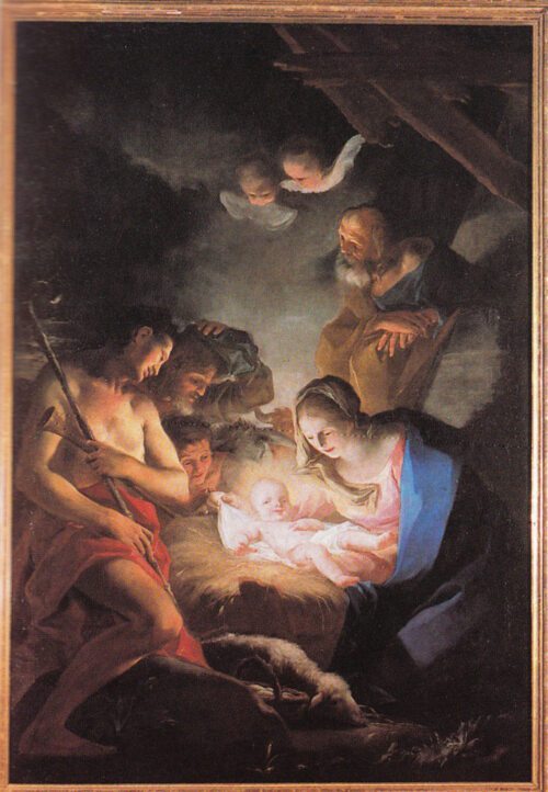 Bischof Marketz: “Im Kind von Bethlehem beugt sich der Himmel zu den Menschen herunter.“ (Im Bild: Geburt Christi, Paul Troger, Bischofshaus Klagenfurt)