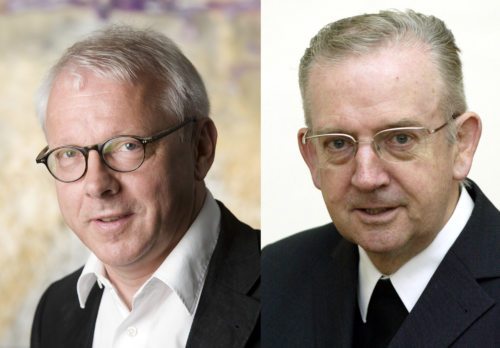 Diözesanarchivar Tropper (l.) und sein Vorgänger Prälat Frankl (© Foto: Pressestelle) Diözesanarchivar Tropper (l.) und sein Vorgänger Prälat Frankl (© Foto: Pressestelle)