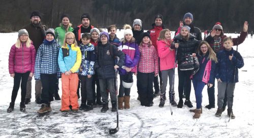 Ausflug zum Eislaufen auf dem Rauschelesee (Foto: UM)