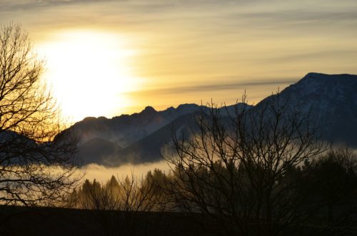 Abschied vom Himmel über den Gipfeln ... (© Foto: UM)