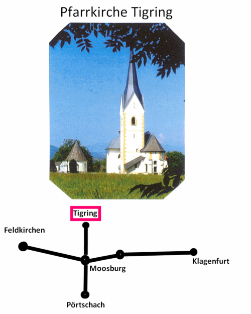 Pfarrkirche Tigring (© Foto: Walter Huber, OFS 2010)