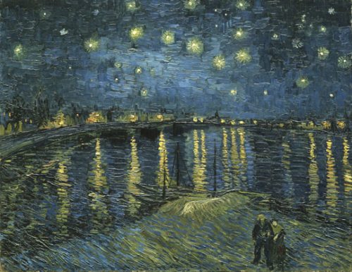 Vincent van Gogh - Sternennacht an der Rhone (© Foto: commons.wikimedia.com / google art project)