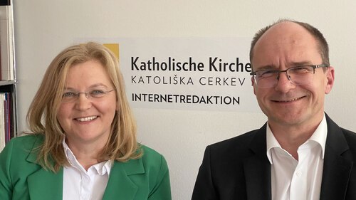 Ursula Zwillink (Pfarre) Friedlach und Peter Paul Barbić (Pfarre Obermühlbach) - Foto: KH Kronawetter/Internetredaktion