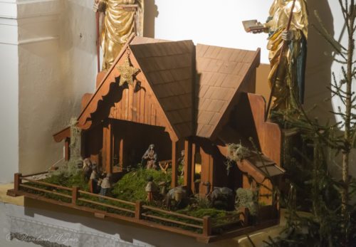 Krippe der Pfarrkirche St. Martin im Granitztal (© Foto: Mag. Bernhard Wagner).