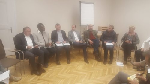 Die Delegierten des Dekanates Krappfeld beim Diskussion mit Dr. Kapeller im Stift St. Georgen am 27.09.2018. Bild: Redaktion