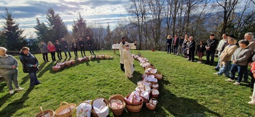 Speisensegnung in St. Margarethen (P.K)