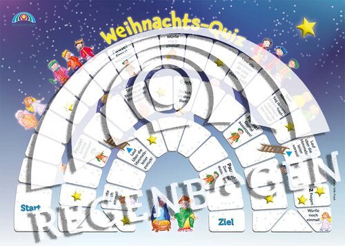 In diesem Heft: Würfelspiel Weihnachten mit 144 Fragekärtchen (Illustrationen: B. Velik-Frank