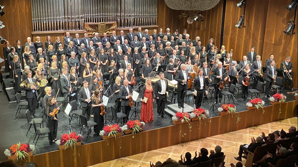 Der Konzertchor der Dommusik Klagenfurt (hier bei der Aufführung von Haydns "Schöpfung" im Oktober 2024). |  © Foto: Karl-Heinz Kronawetter