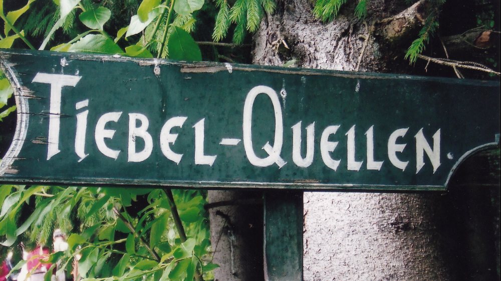 Wegweiser Tiebelquellen |  Manuela Maier