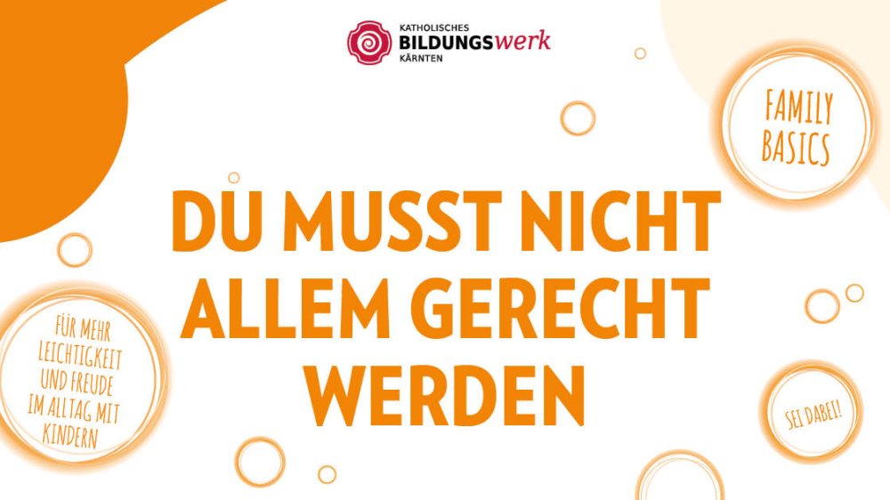 Bild: Du musst nicht allem gerecht werden