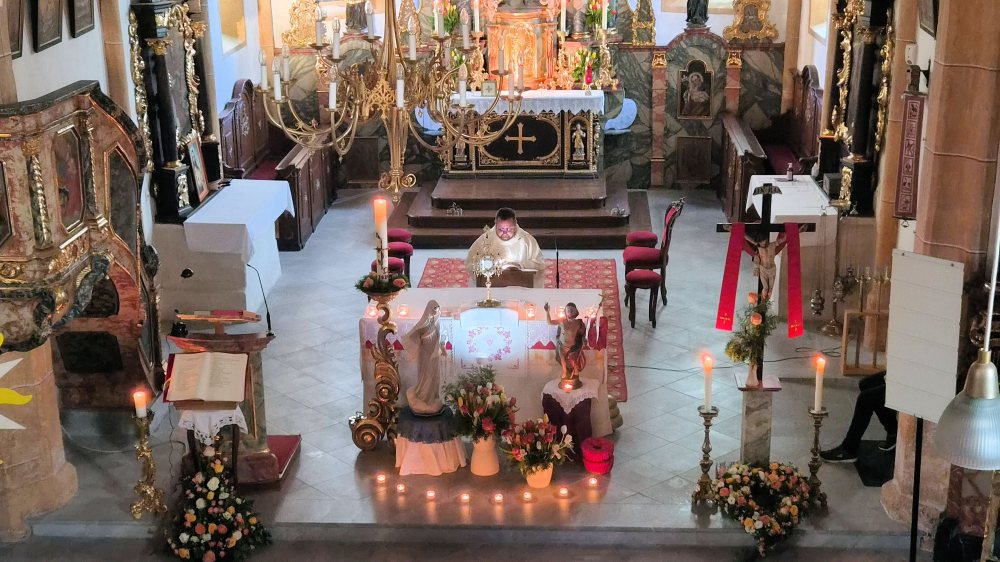 Medjugorje-Gebet am 11. April 2026 in St. Stefan.  |  &copy; Foto: P. St. 