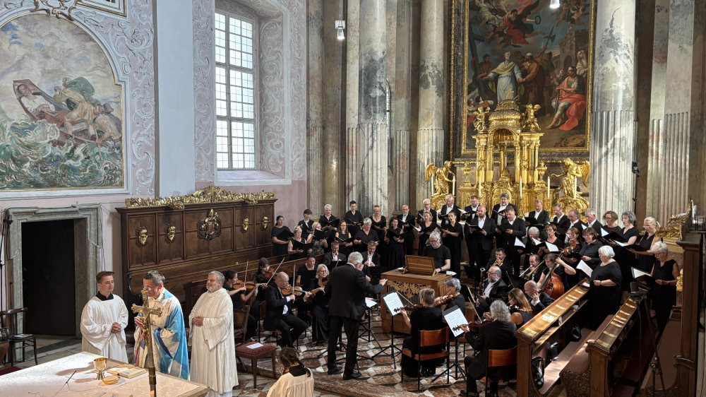Festgottesdienst im Rahmen der "Musica Sacra". |  &copy; Foto: Dommusik Klagenfurt