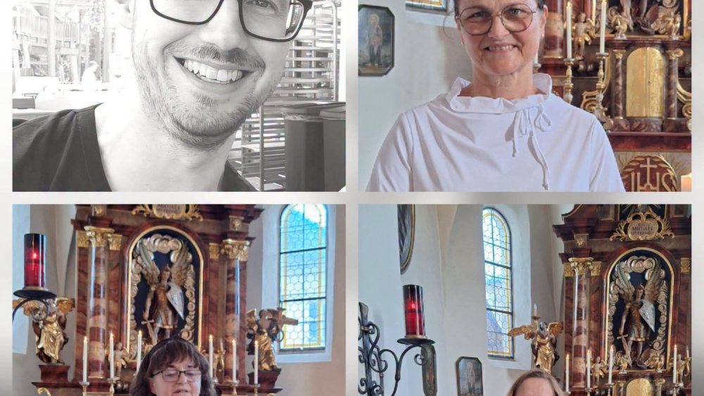 Bild: Andacht mit Gebet für die Familien