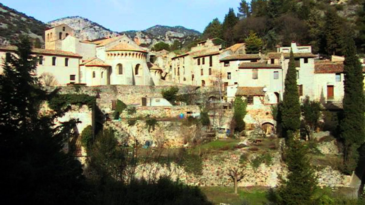 Die Klosteranlage von Gellone - letzte Ruhestätte für Wilhelm von Aquitanien (© Foto: Gemeinfrei, By Emeraude, from Wikimedia Commons)