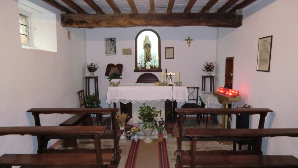 Im Geburtshaus in Corinaldo wurde zu Ehren der Heiligen eine Kapelle errichtet. (Public Domain/Joachim Schäfer - <a href="https://www.heiligenlexikon.de">Ökumenisches Heiligenlexikon</a>)