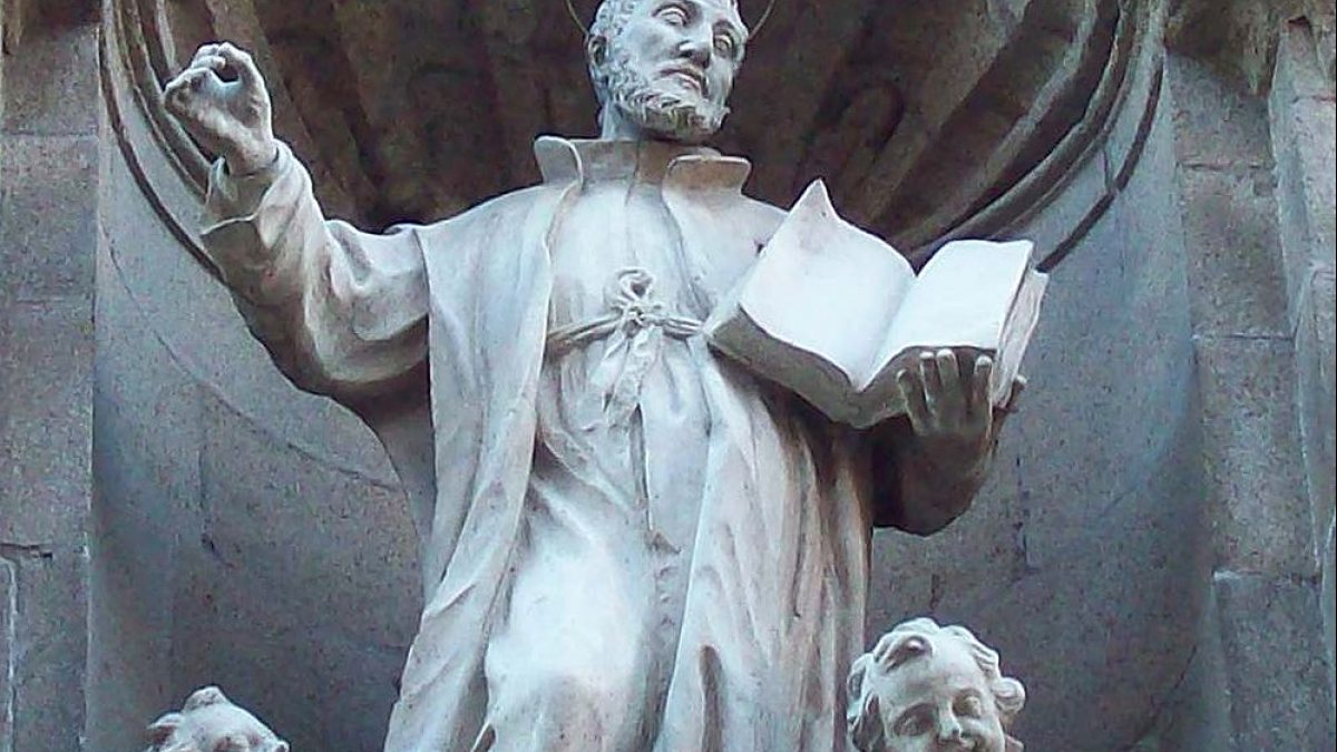 Skulptur des Heiligen aus dem 17. Jahrhundert in der St. Kajetan Kirche in Madrid. (Luis García (https://creativecommons.org/licenses/by-sa/3.0)], via Wikimedia Commons)