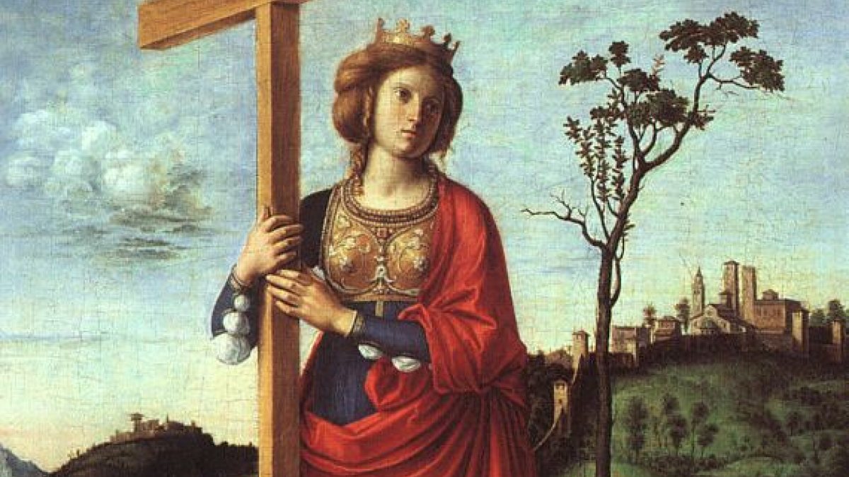 Hl. Helena mit dem Kreuz, Gemälde in der National Art Gallery in Washington (Joachim Schäfer - <a href="www.heiligenlexikon.de">Ökumenisches Heiligenlexikon</a>)