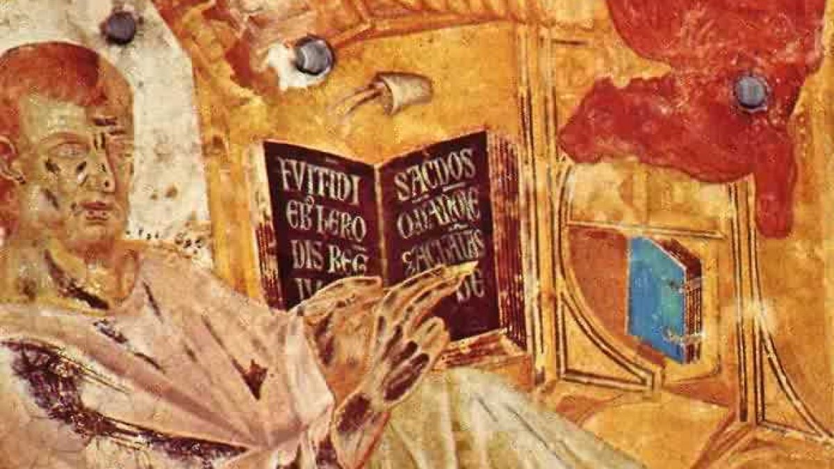 Fresko in der Oberen Kirche der Basilika di San Francesco in Assisi (Joachim Schäfer - <a href="www.heiligenlexikon.de">Ökumenisches Heiligenlexikon</a>) Fresko in der Oberen Kirche der Basilika di San Francesco in Assisi (Joachim Schäfer - <a href="www.heiligenlexikon.de">Ökumenisches Heiligenlexikon</a>)