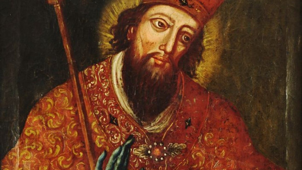 Bischof Konrad von Konstanz. Deutscher Maler um 1680. (Public domain, via Wikimedia Commons)