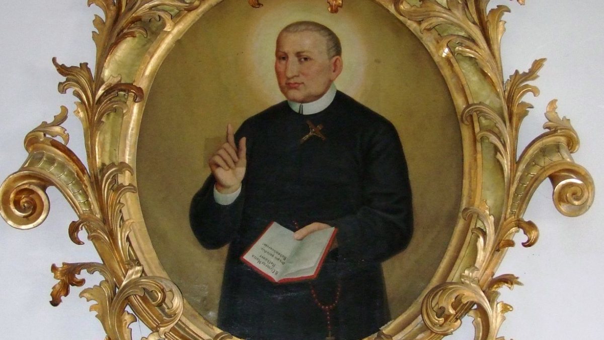 St. Andreas in Babenhausen bei Memmingen, der Heilige Klemens Hofbauer in der n&ouml;rdlichen Chorkapelle. (Thomas Mirtsch [CC BY-SA 3.0 (http://creativecommons.org/licenses/by-sa/3.0/)])